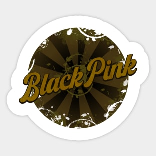 black pink Sticker